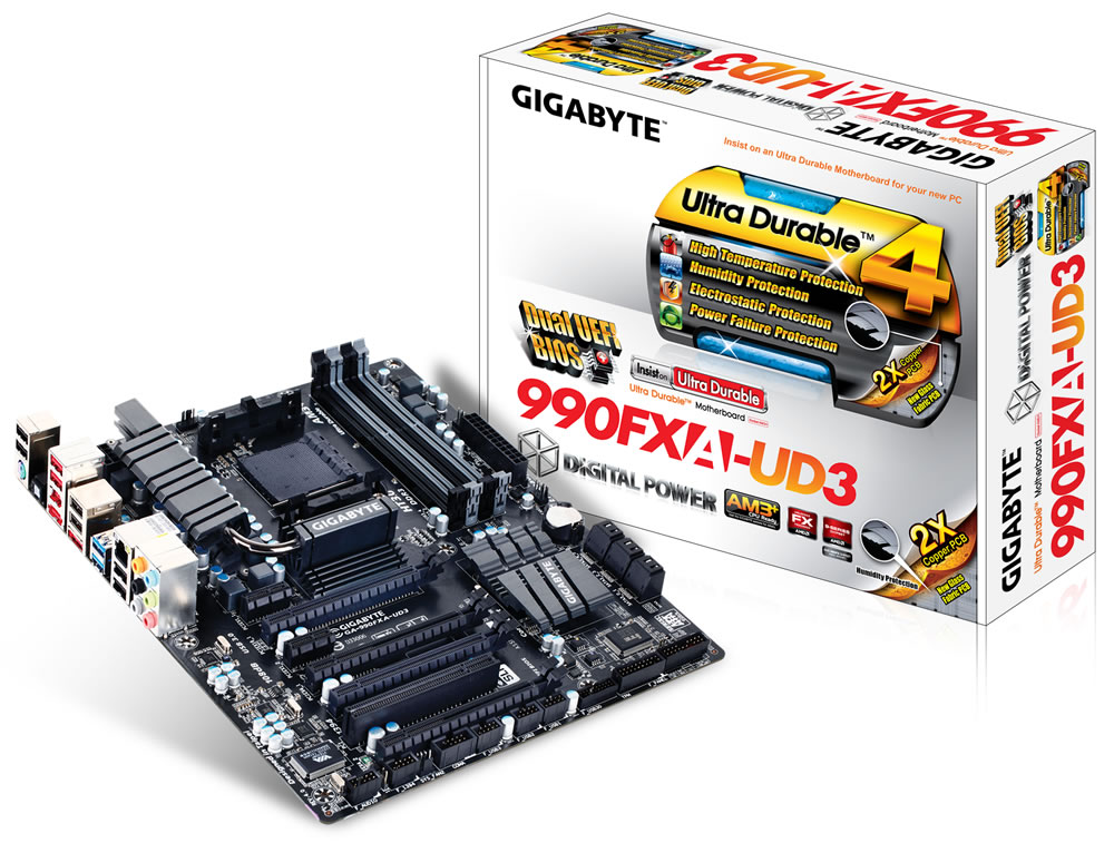 Gigabyte GA990FXAUD3 Rev. 4.0 Motherboard Specifications On